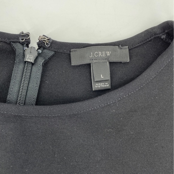 J Crew Black Long Sleeve Sheath Dress - Picture 7 of 7